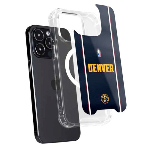 NBA Denver Nuggets Jersey iPhone 15 Pro MagSafe Case